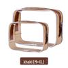 PVC Transparent Travel Cosmetic Bag - Large Capacity, Waterproof, Portable Storage with High-End Feel