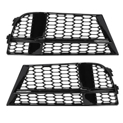 Voorbumper Mistlamp Grille 8V3807681AE Mistlamp Grille Sierlijst voor A3 8V S-Line 2016-2020 Glanzend Zwart