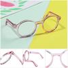 1Pcs Cute Doll Round Glasses As Fit Plush Toys Dolls Glasses Toys Changing Clothes Game DIY Accessories