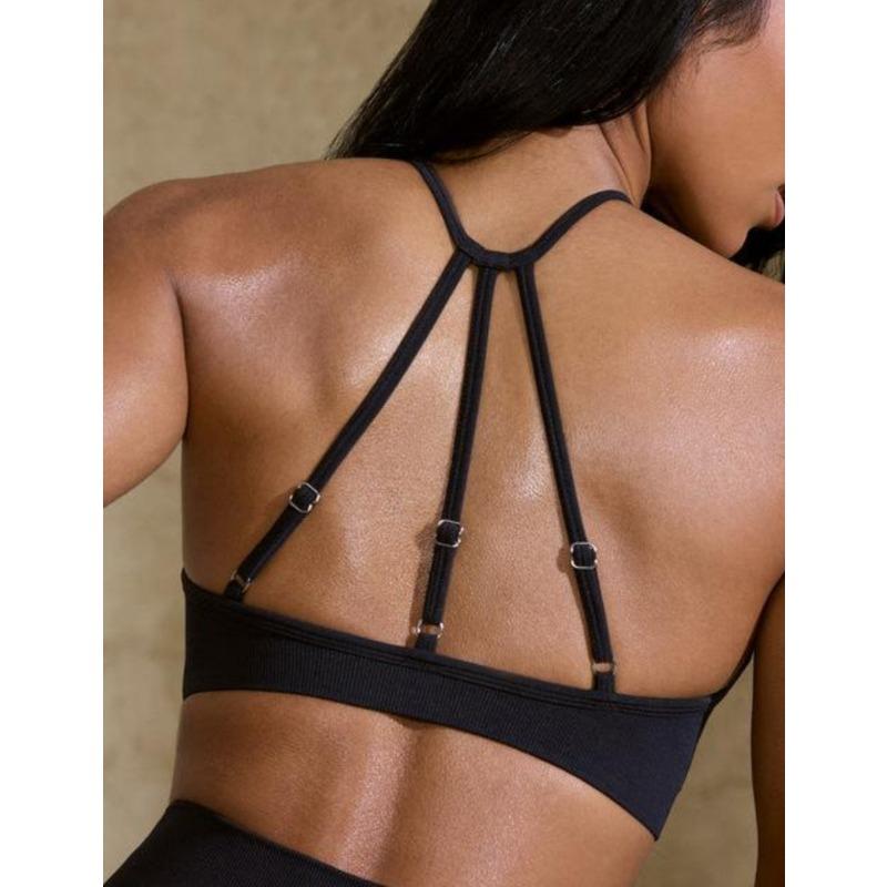 Women Solid Color Casual Sport Bra