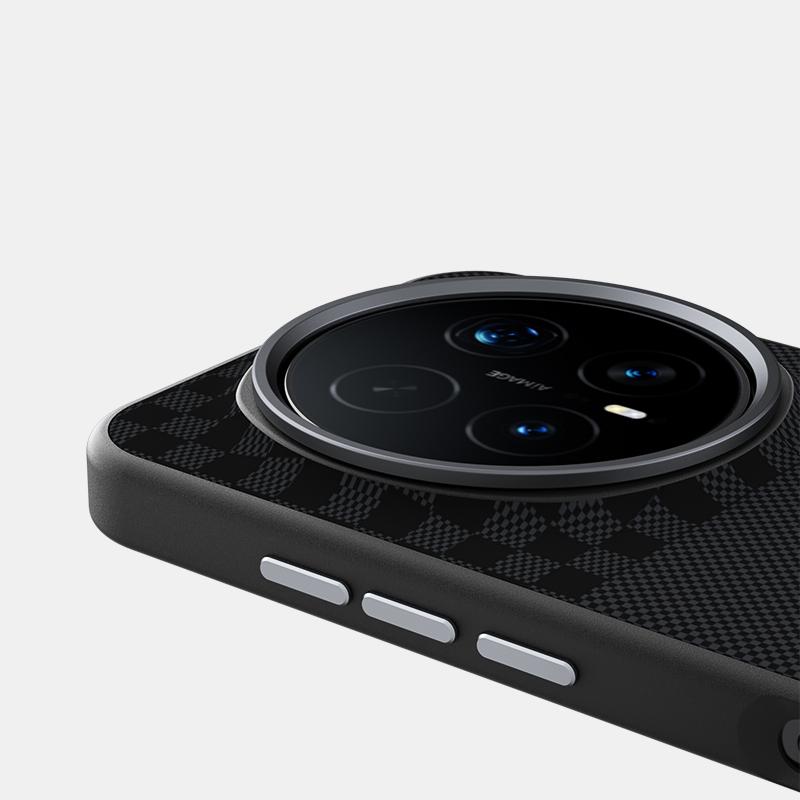 Magnetic Phone Case For Honor Magic 7 8 Lite Pro Honor 500 X9d X70 Pure Carbon Fiber Case Alloy Button Lens Protection Cover