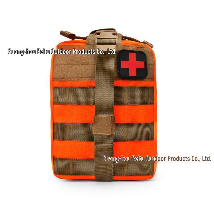 Multifunctional Outdoor Tactical First Aid Kit with Molle Attachment for Wilderness and Mountaineering
