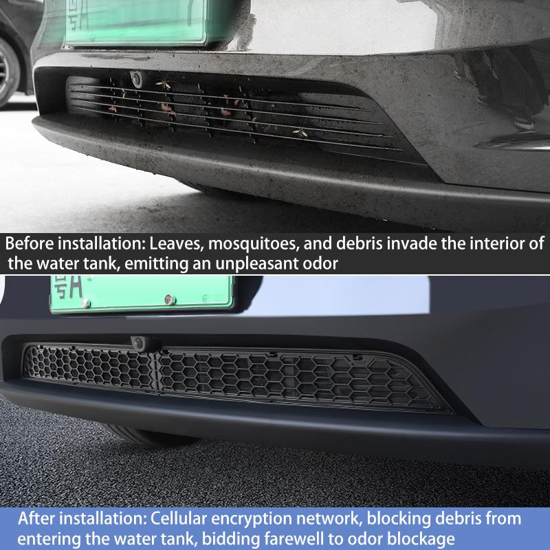 For Tesla New Model YL 2026 Launch 6-seater Version Lower Bumper Anti Insect Net Anti Dust Proof Inner Vent Grille Cover