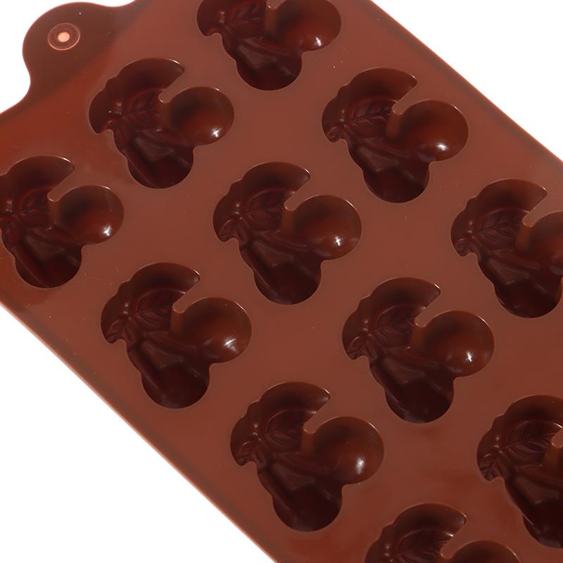 15 Cavity Cherry Shaped Silicone Mould Diy Cake Baking Tool Fondant Berry Collection Chocolate Mold Cupcake Topper Decor Mould