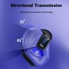 Słuchawka Bluetooth z obrotem 180° OWS Przewodnictwo Powietrzne Muzyka HiFi Z Wyświetlaczem Cyfrowym Zestaw Słuchawkowy Biznesowy na Lewe i Prawe Ucho