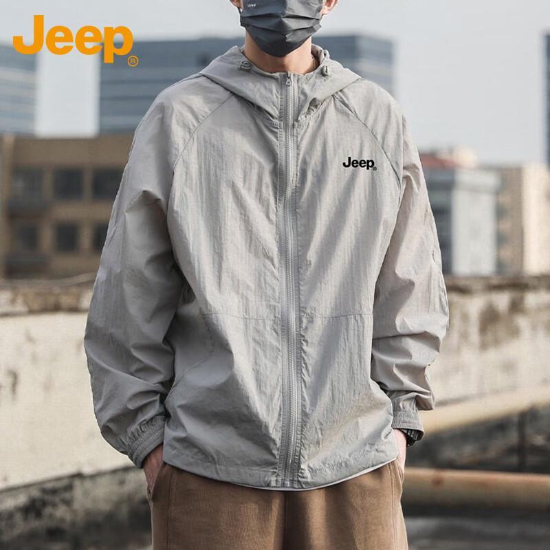 JEEP Men s UPF50+ Sun Protection Jacket L