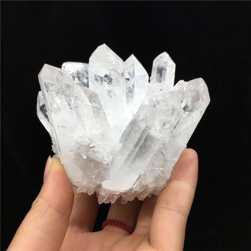 Natural White Crystal Cluster for Home Decoration and Mineral Display 200-300g