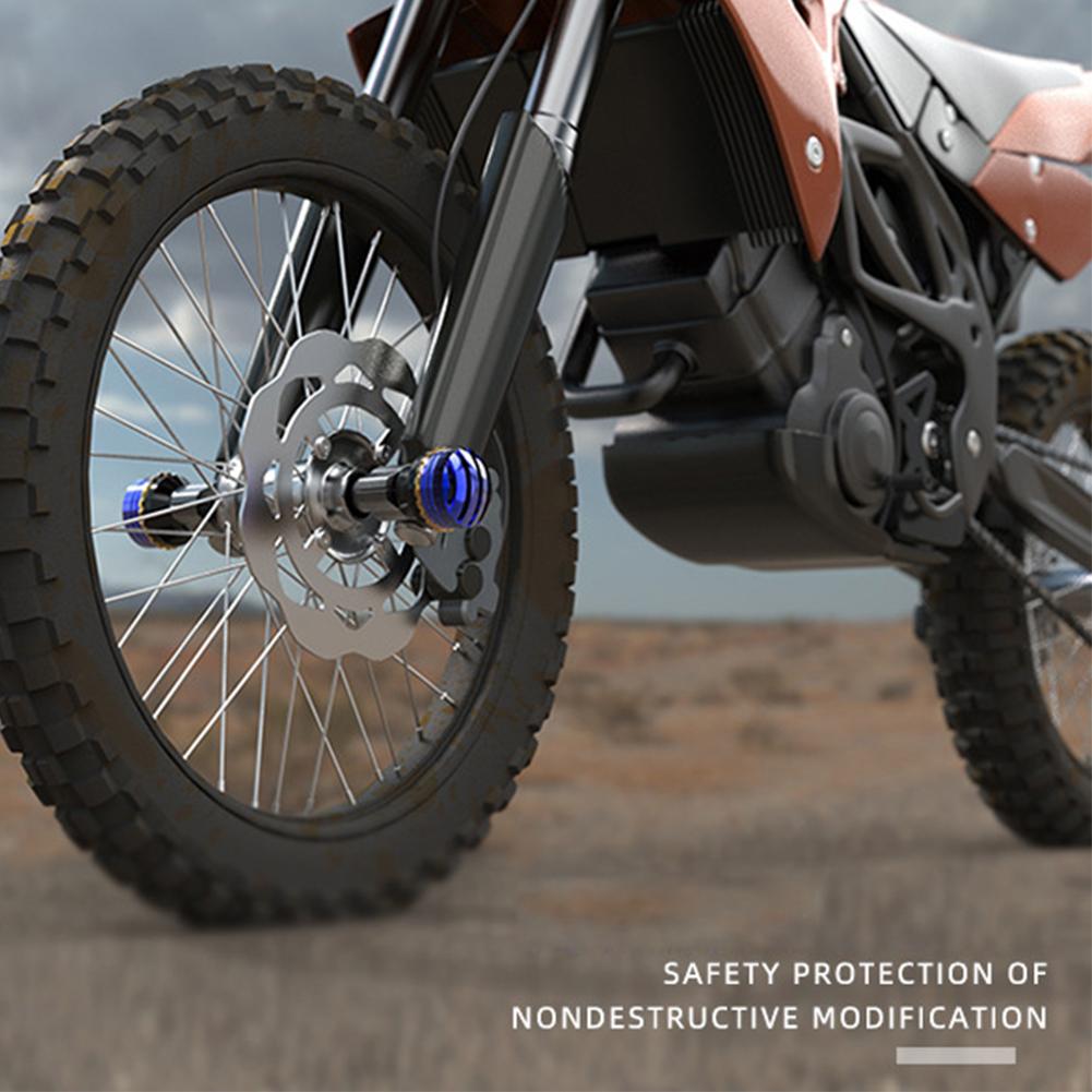 2PCS Motorrad Anti Kollision Cup Rad Schutz Dirt Bike Crash Pads Durchmesser von Innen Loch 14mm Vordere gabel Tasse