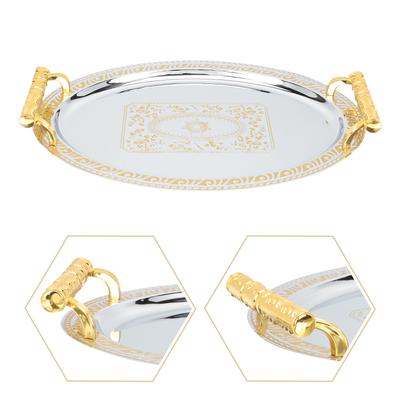 Tableware Tray Food Serving Handle Design Stainless Steel Dessert Storage Cup Afternoon Tea