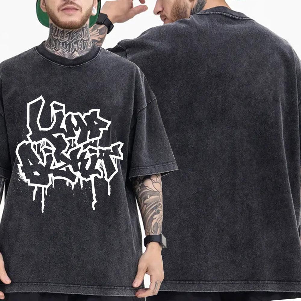 

Вінтажна випрана футболка рок-гурту Limp Bizkit Чоловічий Жіночий Одяг Мода Хіп-хоп Готика Оверсайз Футболка з коротким рукавом Вуличний одяг XL