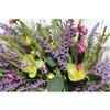 Spring Lavender Wreath Artistic Wall Door Window Wreath Decoration 61cm Diameter for Housewarming