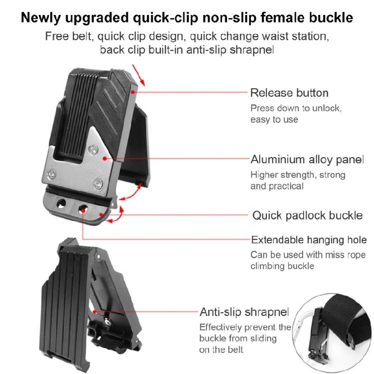 Boremaskinholder Belteklips Krok Hylstre for Batteridrevet Boremaskin Målebånd Rask Tilgang Elektrisk Boremaskin Klips på Belte