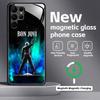 Funda para teléfono B-BonS Fashion J-JoviS para Samsung S25 S24 S23 S22 S21 S20 Plus Ultra Note20 Funda Magnética de Vidrio