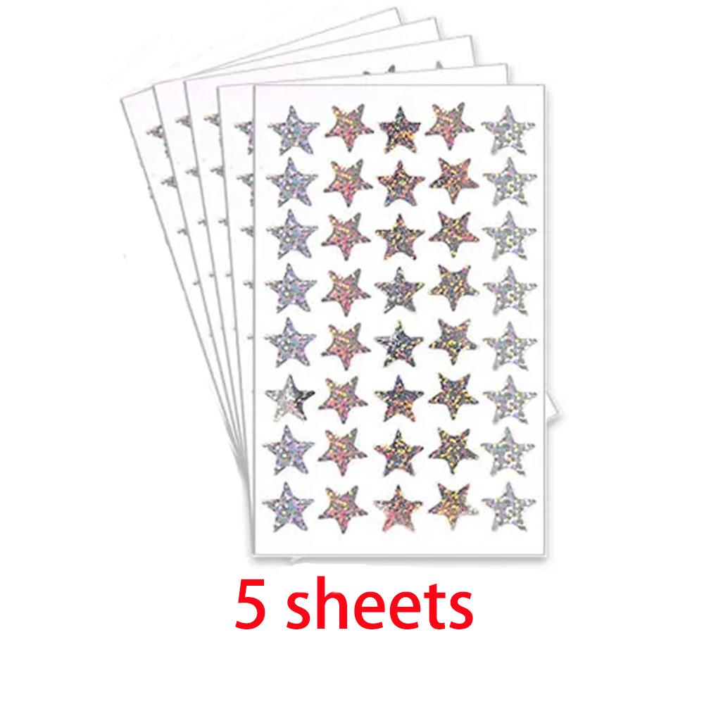 Reward Stickers for Children Colorful  Star Heart  Behavior Chart Scrapbook Sticker Student Teacher Supplies Gift Decoration