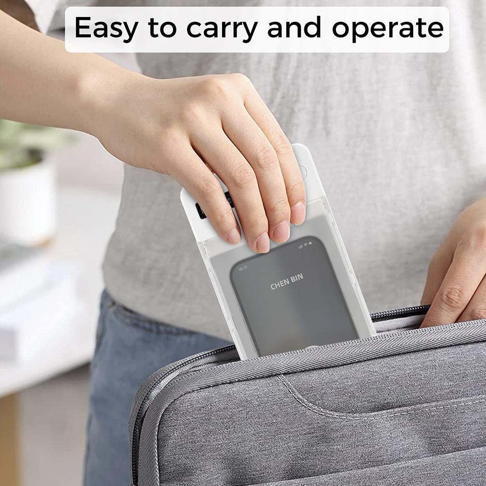 Phone Lock Box with Timer LCD Display Phone Prison Transparent Phone Locker Adults Children Students Self-Discipline Tools