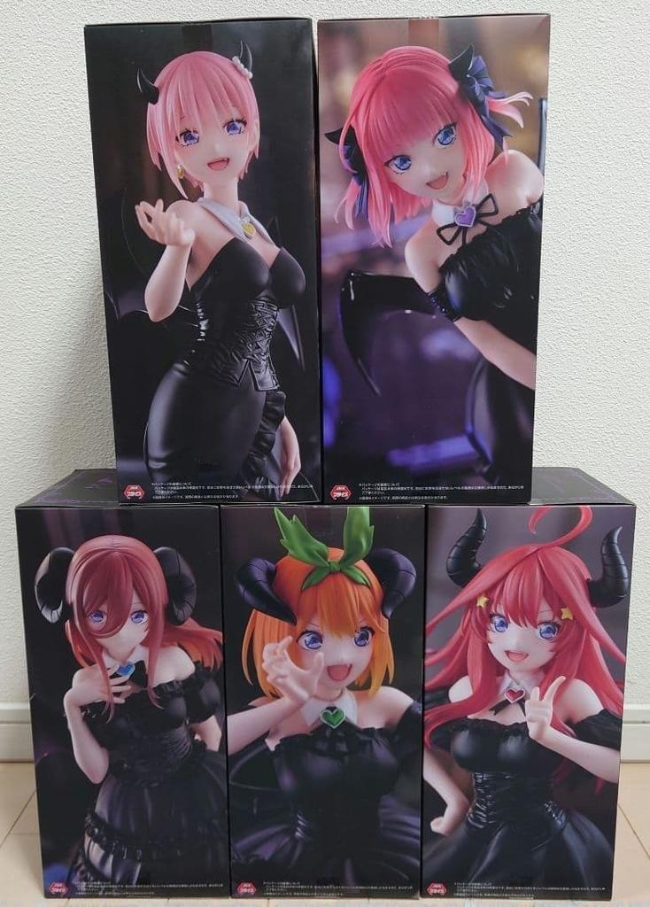 Quintessential Quintuplets BiCute Dark Complete Set Figure Limited Japan
