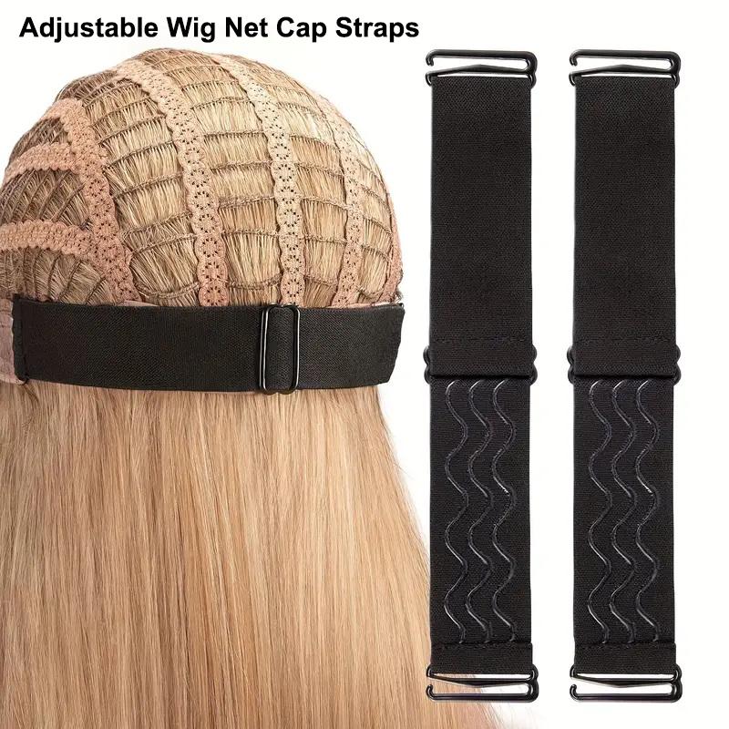 1/2Pcs Adjustable Wig Band For Holding Wigs Non Slip Wig Band Black Adjustable Elastic Band For Wigs Making Wig Accessories