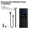 Car Air Pump Portable Wireless Tire Inflator Air Compressor Pump Handheld Mini LED Electric Tire Pump Air Pump