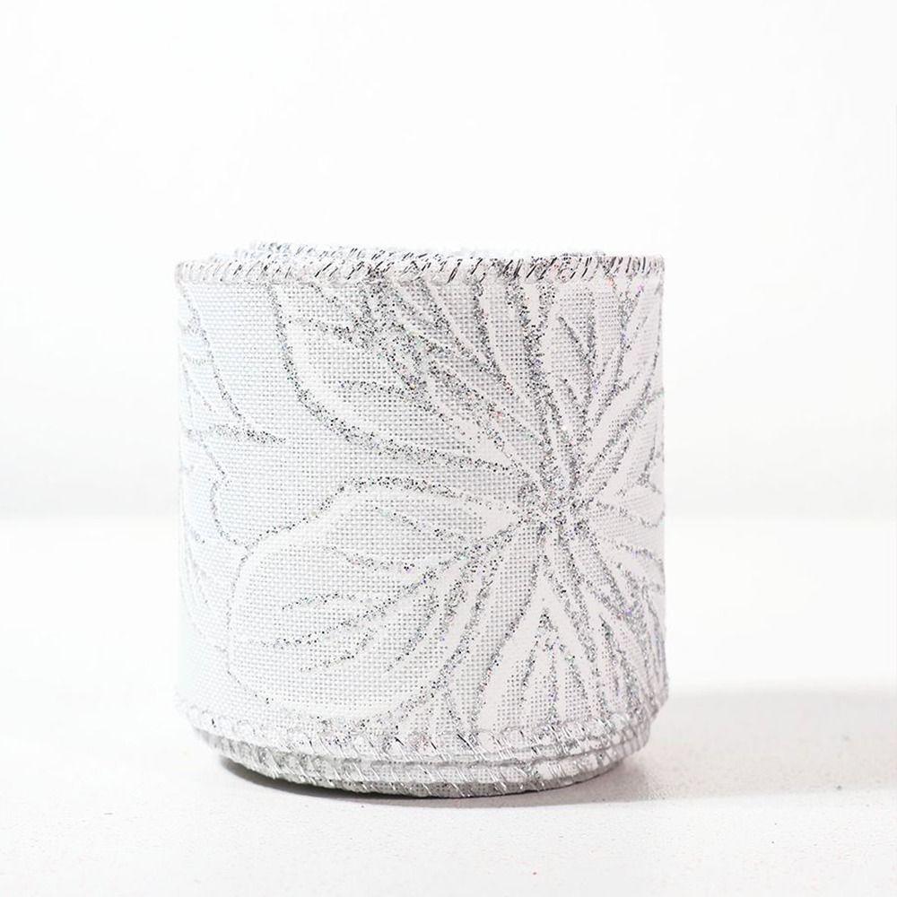 Decorative Christmas Wrapping Ribbon Fabric Trim Bow Decorative Webbing Hair Bows