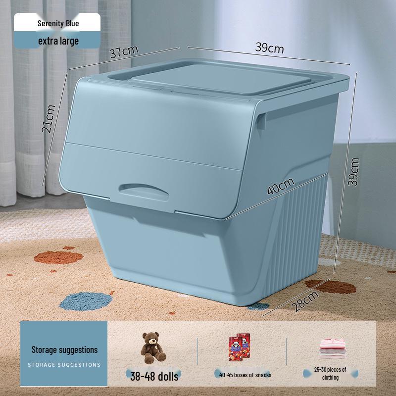 Flip-Top Storage Box for Clothes