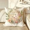 Art NNordic MMidsummer FFestival Cushion Cover Pillow Case Antidustmite Pillowcase Silky Short Plush Sofa Cushion Cover hot