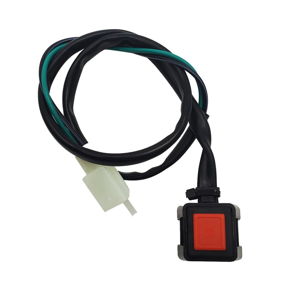 Buton pătrat pentru motocicletă, pornire/oprire, pornire motor, ucidere aprindere ghidon pentru KTM YAMAHA HONDA, parte universală pentru motociclete