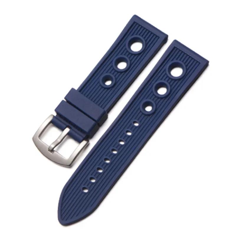 

Universal Silicone Watch Strap for Breitlin Breathable Waterproof Wristband for Rolex 22mm Men Women Rubber Bracelet Accessories 22mm
