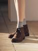 Komorebi Museum Km183 Handmade Suede Ankle Shoes | 2 Colors