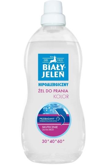 White Jeleń, Washing Gel for Colored Fabrics, 1.5 L (HIT)
