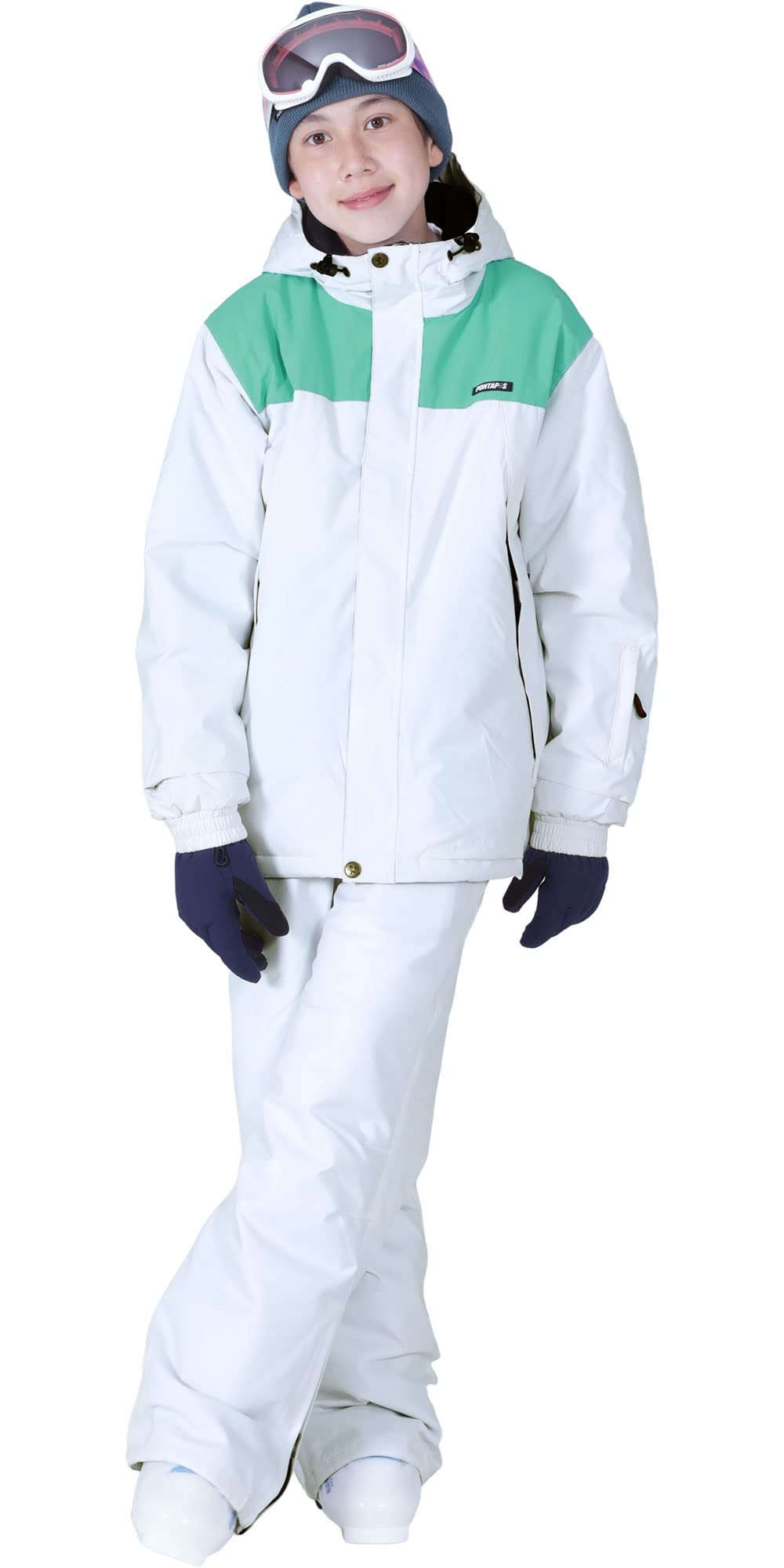 

PONTAPES Snowboard Wear Extra 16 Adjustable Size Snowboard Ski Kids Set, Padding, Colors, Sizes, PONJR-108, PJW-16 (2LN-902M-900), 150, Snowwear,