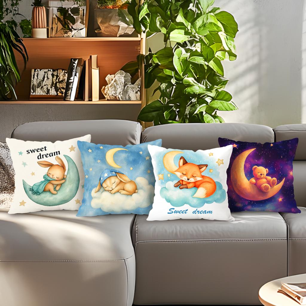 Sweet Dreams Cushions Pillowcase Polyester Cushion Cover Throw Pillow Pillowcover Home Car Sofa Decor