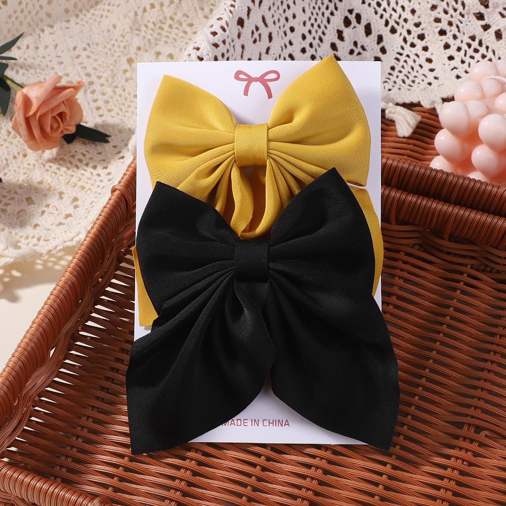 RAINBOW BOWS 2PCS/Lot Grosgrain Ribbon Hair Bows Boutique Hair Clip for Girls Hairgrips New Headwear Kids Hair Accessories Gift