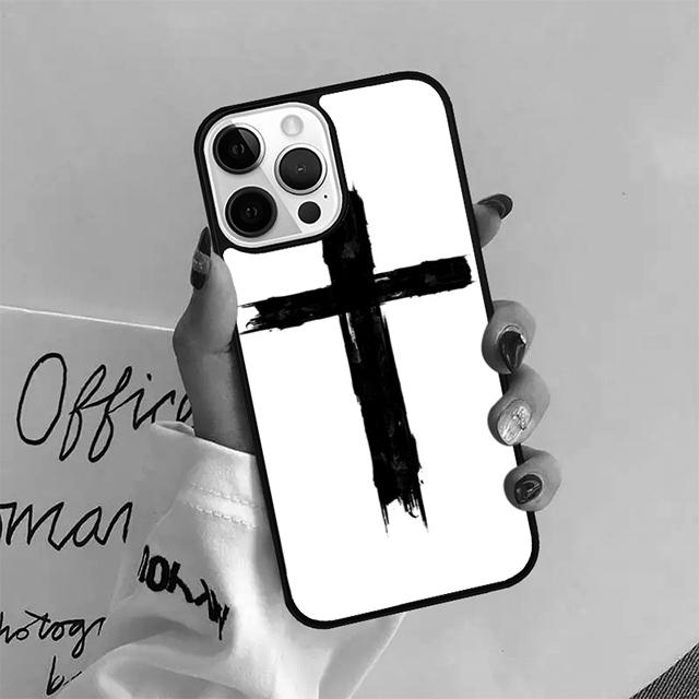 Bible Jesus Christ Christian Cross Phone Case Cover For iPhone 17 Air 15 16 14 13 12 Pro Max 11 Pro Max Plus Coque