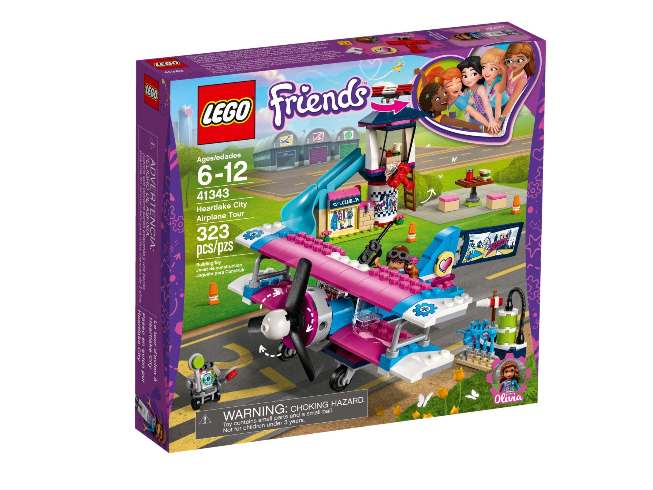 

LEGO Friends Хартлейк самолетный тур 41343