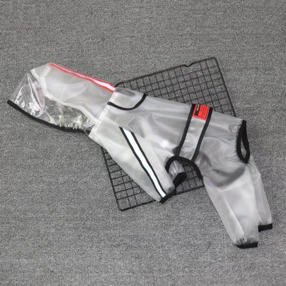 Waterproof Dog Rain Jacket Transparent Dog Raincoat Pet Accessories Dog Rain Cape  Autumn