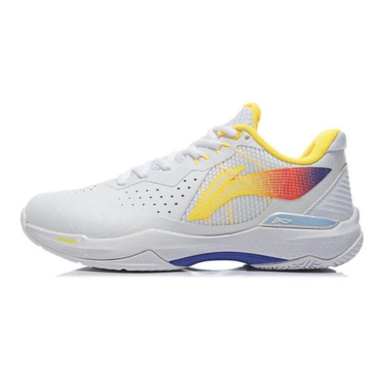 New LiNing Cushioning, Wear Resistant Low Top Kids' Training Shoes White Kids' AYAS040-2
