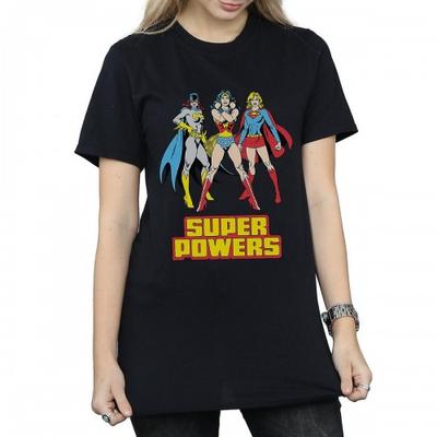 Bawełniana koszulka chłopięca DC Super Hero, damska/damska Super Power Group
