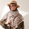 Imitation Cashmere Scarf Winter Women's Sweet Mid-length Scarf Warm Print Scarf Shawl
