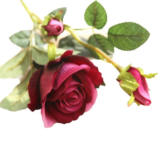 1Pc Real Touch Artificial Rose Fake Flower Wedding Bouquet Party Home Decor