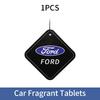 For Ford Focus 2 3 Mondeo Fiesta Ecosport Ranger Kuga Mk3 Car Fragrance Tablets Pendant Car Rearview Mirror Hanging Aromatherapy