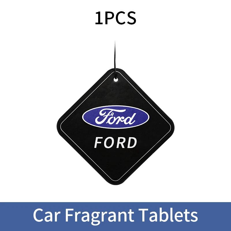 For Ford Focus 2 3 Mondeo Fiesta Ecosport Ranger Kuga Mk3 Car Fragrance Tablets Pendant Car Rearview Mirror Hanging Aromatherapy