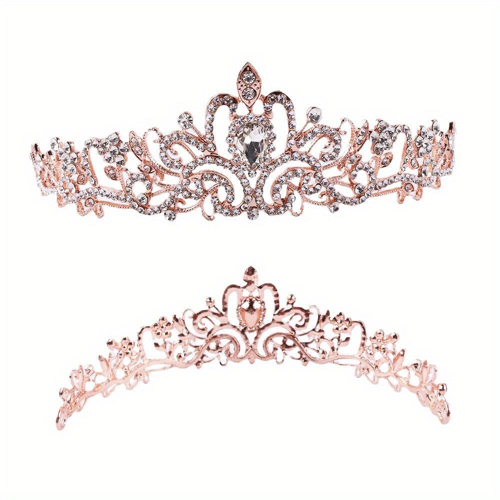 Wedding Hair Tiara Crystal Bridal Tiara Crown with Comb Rhinestone Prom Diadem Tiaras and Crowns Bridal Wedding Hair Accessories