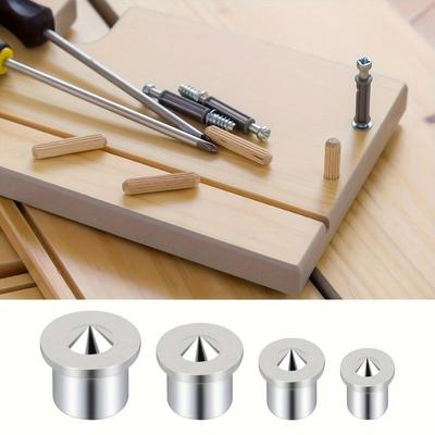 Precision Metal Tenon Center Set Conical Design Dowel Locator Set Dowel Center Set  Woodworking Use
