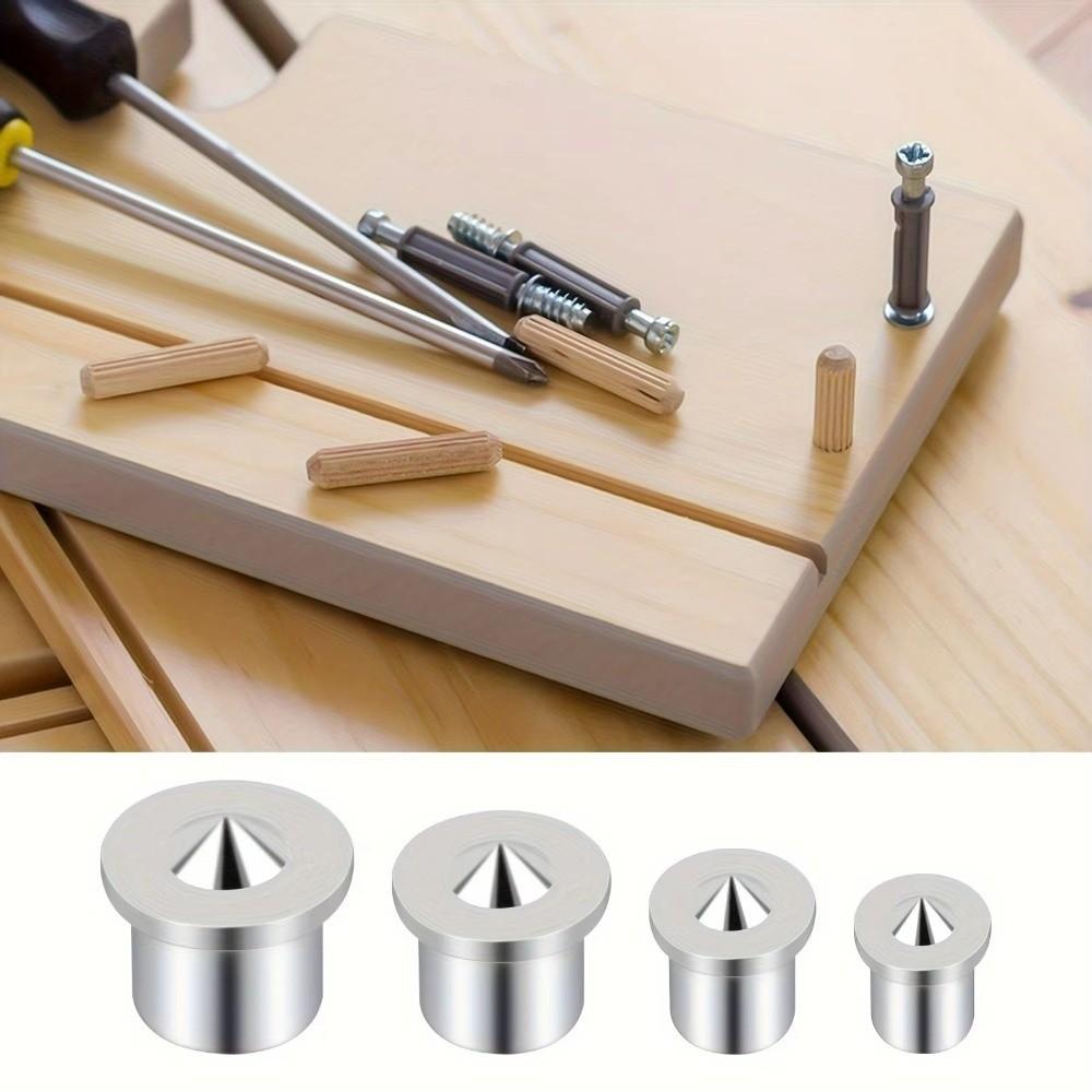 Round Pin Tenon Center Set Precision Metal Dowel Locator Set Center Point Pin Set DIY Projects