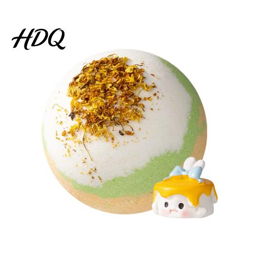 Bath Ball with Surprise Toy Salt Inside Fruity Floral Plants Extract Handmade Natural Sea Bubble Women Men SPA Gift Scented