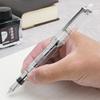 Sailor 1911 Silver Profit Large 21K Fountain Pen Demonstrator MF Nib 11-2075-300 with Converter