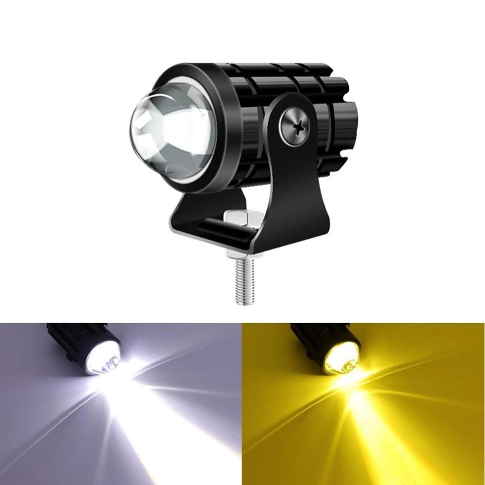 

Универсальная фара для мотоцикла, 12 В, 24 В, светодиодная точечная лампа, двухцветная противотуманная фара для квадроцикла, скутера, фара для мотоцикла, прожектора 1 piece