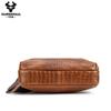 Humerpaul Crocodile Print Men Leather Chest Bag Large Capacity Sports Bag