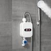 3500W Instant Electric Water Heater Mini Tankless 3s Fast Heating for Bathroom Shower Faucet Tap & Sink Set electric shower