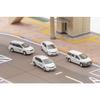 The Car Collection Car Collection Basic Set Selection (Select) Business Car White Diorama Supplies